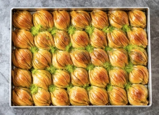 2.5 Kg Midye Baklava Tepsi Değil Kutu