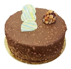 Butik Tasarım Çikolatalı Yuvarlak Küçük Pasta